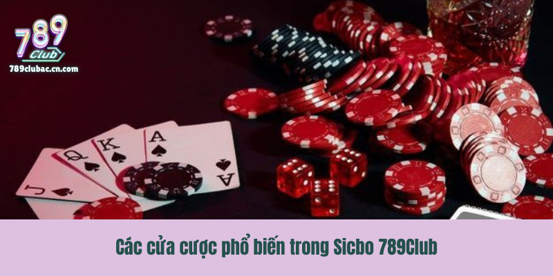 Các cửa cược phổ biến trong Sicbo 789Club